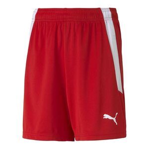 Puma Childrens/Kids Team Liga Football Shorts / Red/White